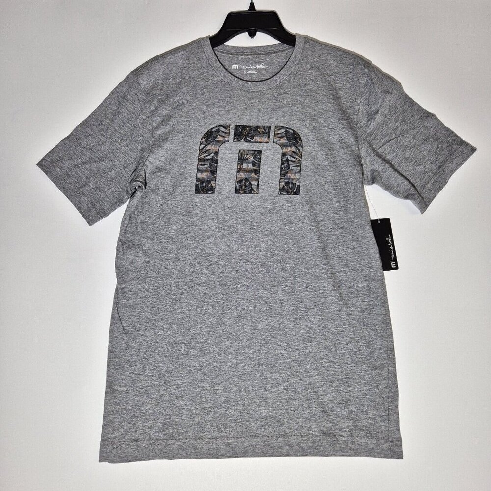 Travis Mathew Men's T-Shirt Size S Short Sleeve Gray (48)